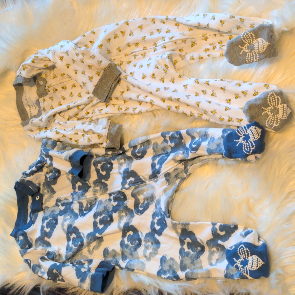 Burt's bees baby pajamas